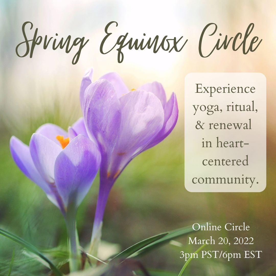 image from Spring Equinox Circle: Online with Yoga